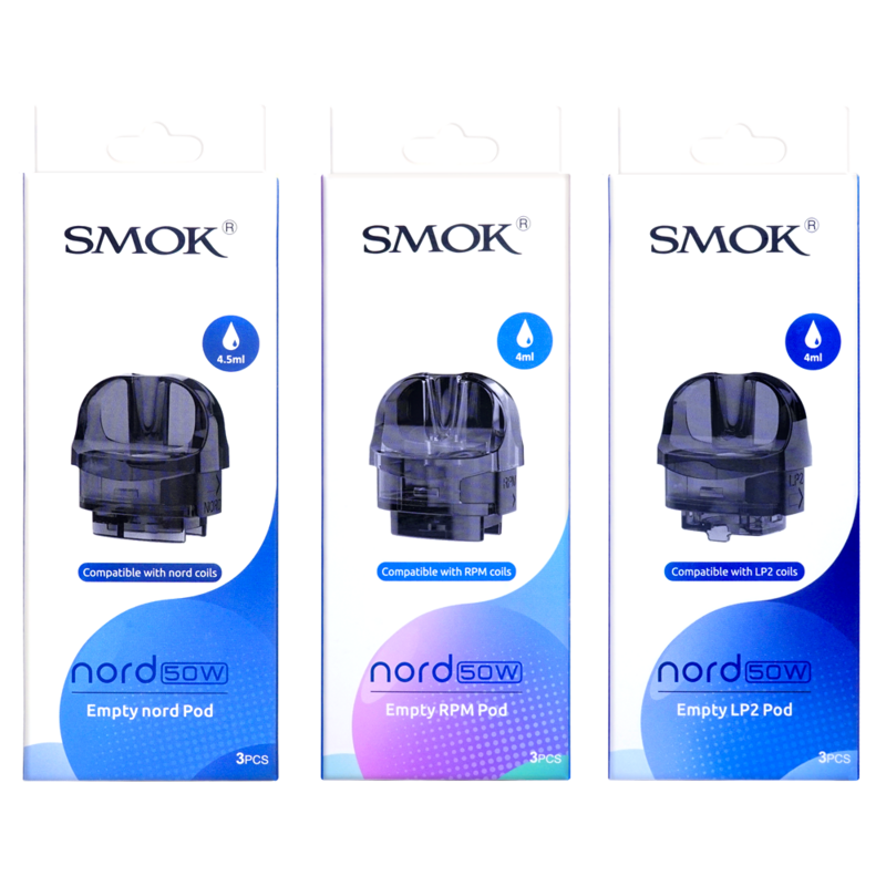 SMOK Nord 50W Empty Pod (3pcs)