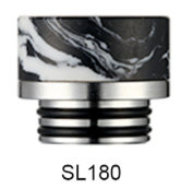 SL180 Resin/S.S. 810 Drip Tip Assorted Colours