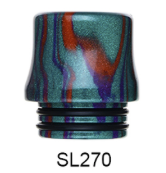 SL270 Resin 810 Drip Tip Assorted Colours