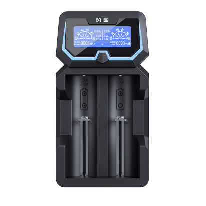 XTAR X2 Fast-Charging LCD Li-ion 2-Bay Battery Charger