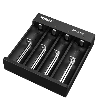 XTAR MC4S PLUS Type-C USB Li-ion 4-Bay Battery Charger