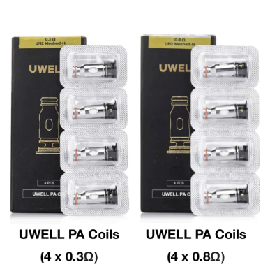 UWELL PA Coils for Crown D Pod Kit (4pcs)