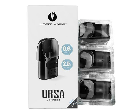Lost Vape Ursa Cartridge 2.5ml capacity (3pcs)