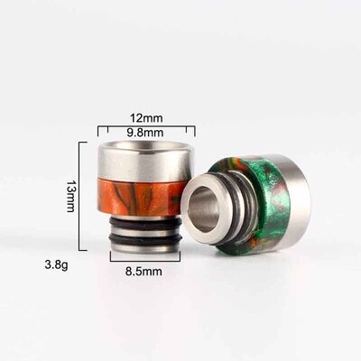 SL138  S.S. + Resin 510 Drip Tip SL138  S.S. + Resin 510 Drip Tip