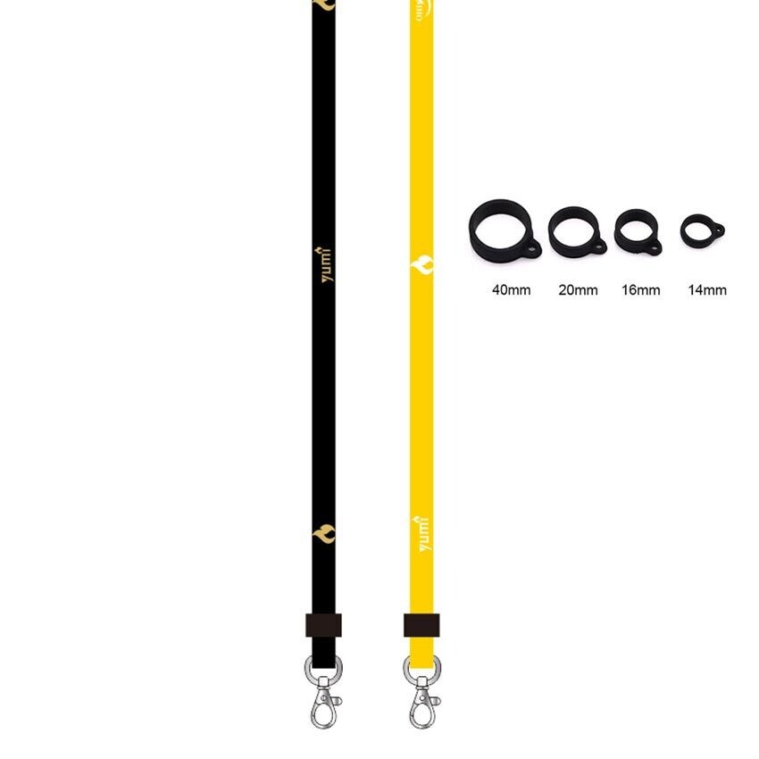 Lanyard with Yumi Logo w/ 4 Silicon Rubber Rings