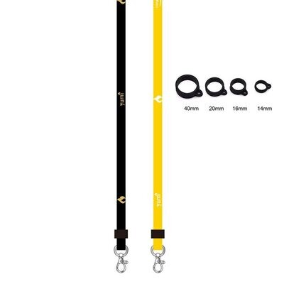 Lanyard with Yumi Logo w/ 4 Silicon Rubber Rings