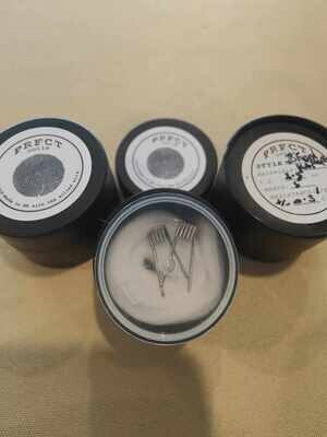 PRFCT - Dual Core 28ga Fused Clapton - Full KA1 ~ 0.3 ohm (crimped leg)