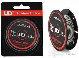 UD SS 316L + KA1  Clapton Wire 26ga + 32ga 15ft