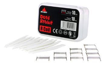 Hellvape Dead Rabbit R Coil (10 pc Mesh &amp; Wicks)
