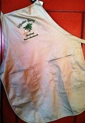 Gilfeather Turnip Festival Apron VERMONT shipping incl.
