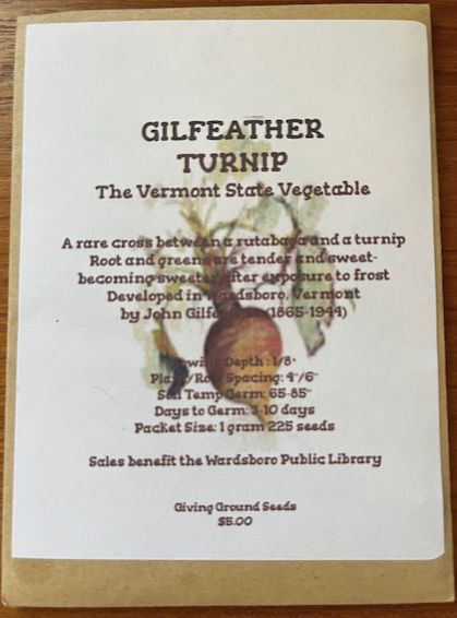 Gilfeather Turnip Seeds