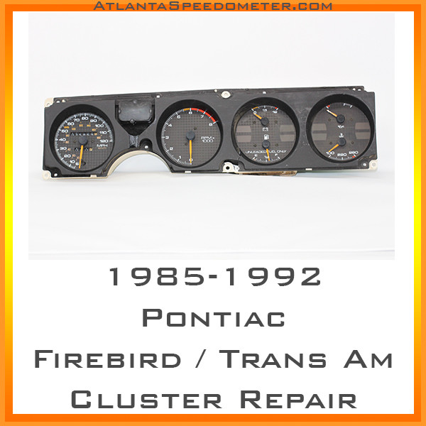 1985-1992 Pontiac Firebird &amp; Trans Am Odometer Repair
