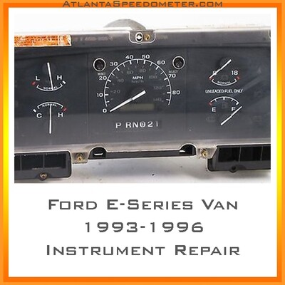 1993-1996 Ford E-Series Van Instrument Cluster Repair Service