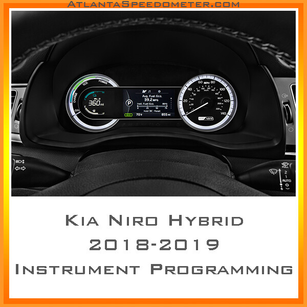 2018-2019 Kia Niro &amp; Hybrid Cluster Programming