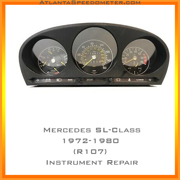1972-1980 Mercedes SL-Class (R107) Cluster Repair Service