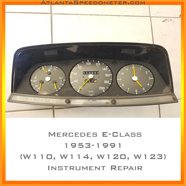 1953-1991 Mercedes E-Class Mechanical (W110, W114, W120, W123, &amp; W124)