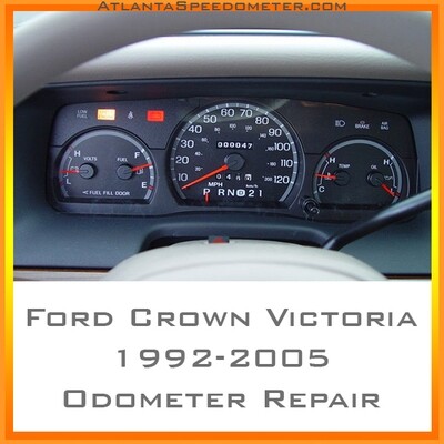 1992-2005 Ford Crown Victoria Odometer Repair (Analog Only)
