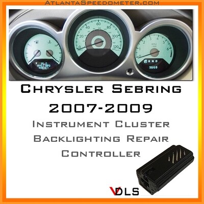 2007-2009 Chrysler Sebring Cluster Backlighting VDLS Controller