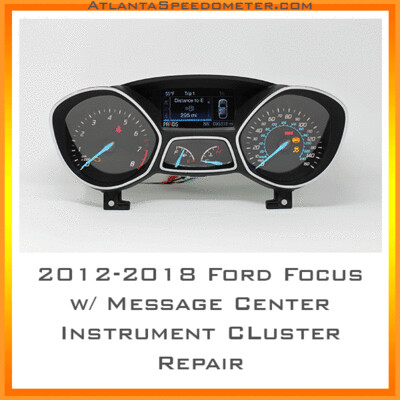 2012-2018 Ford Focus w/ Message Center Instrument Cluster Repair