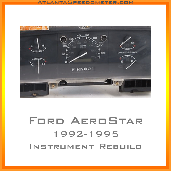 1992-1995 Ford Aerostar Instrument Cluster Repair Service