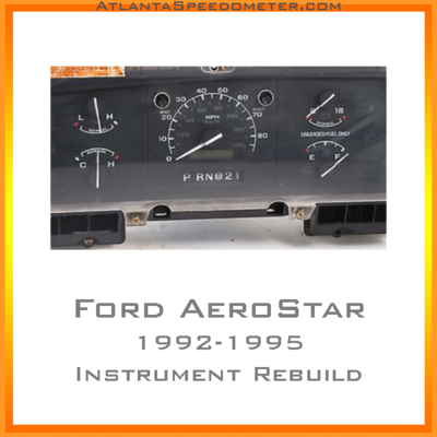 1992-1995 Ford Aerostar Instrument Cluster Repair Service