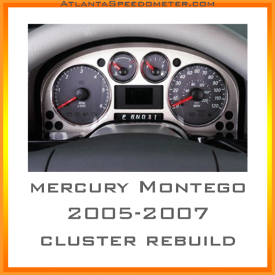 2005-2007 Mercury Montego Instrument Cluster Complete Rebuild