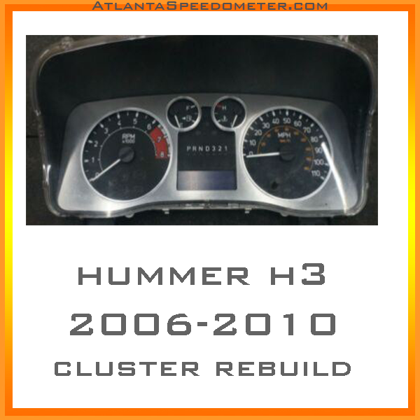 2006-2010 Hummer H3 Instrument Cluster Complete Rebuild