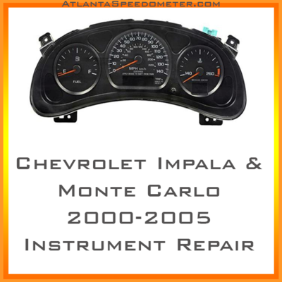 2000-2005 Chevrolet Impala/Monte Carlo Instrument Cluster Rebuild