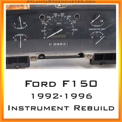 1992-1996 Ford F150 Instrument Cluster Repair Service