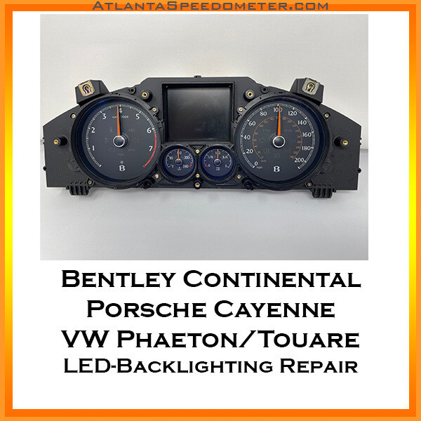 Bentley Continental, Porsche Cayenne, VW Phaeton/Touareg LED and Backlighting Repair