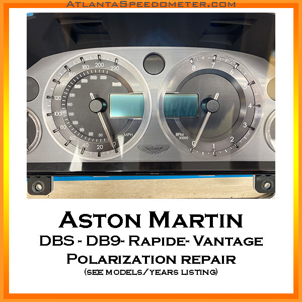 2006-2018 Aston Martin Cluster Service