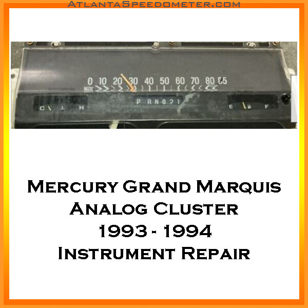 1993-1994 Mercury Grand Marquis Analog Cluster Repair