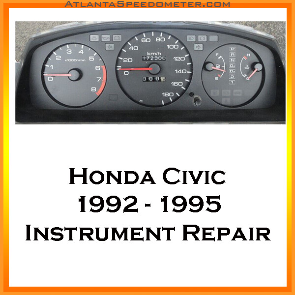 1992-1995 Honda Civic Instrument Cluster Repair