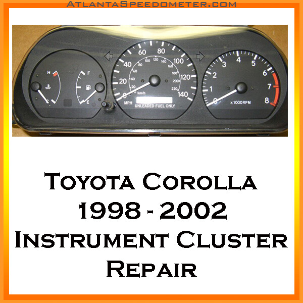 1998-2002 Toyota Corolla Instrument Cluster Repair