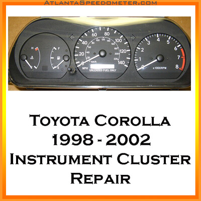 1998-2002 Toyota Corolla Instrument Cluster Repair