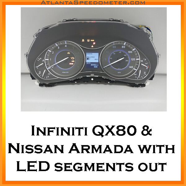 2014-2021 Infiniti QX80 &amp; 2017-2021 Nissan Armada Instrument Cluster Repair