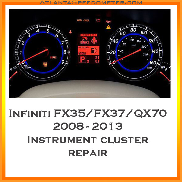 2008-2013 Infiniti FX35/FX37/QX70 Instrument Cluster Complete Rebuild