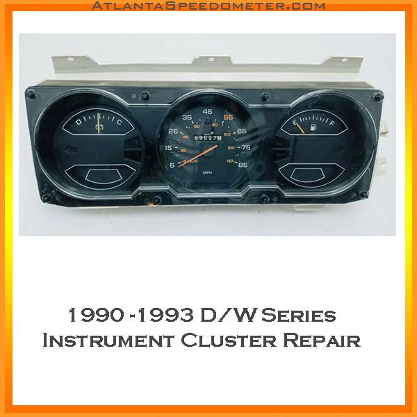 1990-1993 Dodge RAM D/W Series Truck Cluster Repair