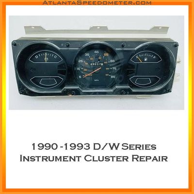 1990-1993 Dodge RAM D/W Series Truck Cluster Repair