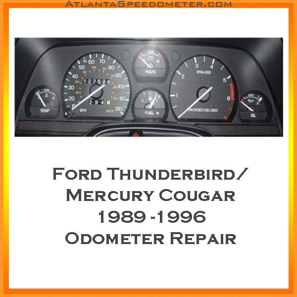1989-1996 Ford Thunderbird/Mercury Cougar Odometer Repair