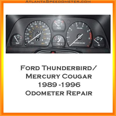 1989-1996 Ford Thunderbird/Mercury Cougar Odometer Repair