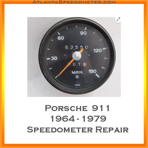 1964 - 1979 Porsche 911 Speedometer Head Overhaul Service
