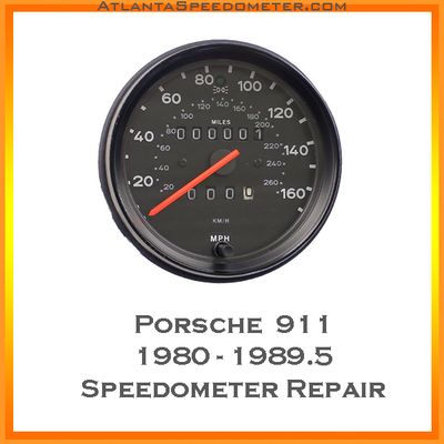 1980-1989.5 Porsche 911 Speedometer Head Overhaul Service
