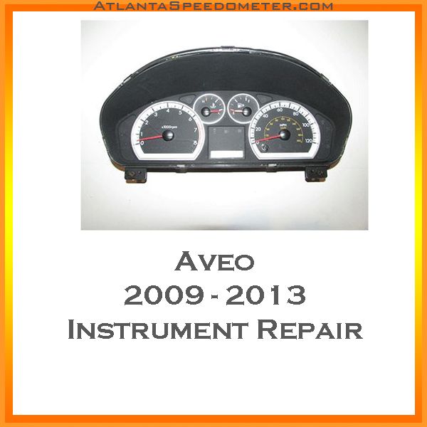 2009-2013 Chevrolet Aveo Instrument Cluster Repairs