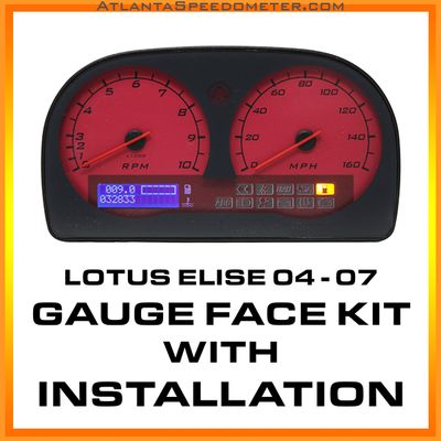2004-2007 Lotus Elise &amp; Exige Custom Gauge Face