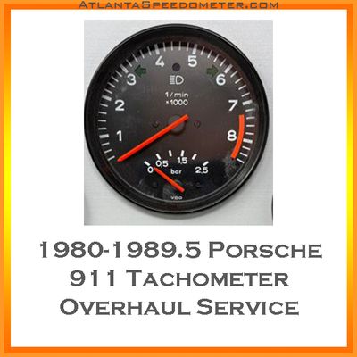 1980-1989.5 Porsche 911 Tachometer Overhaul Service