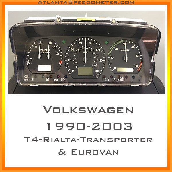 Volkswagen 1990-2003 T4, Rialta, Transporter, & Eurovan Instrument Cluster  Repair