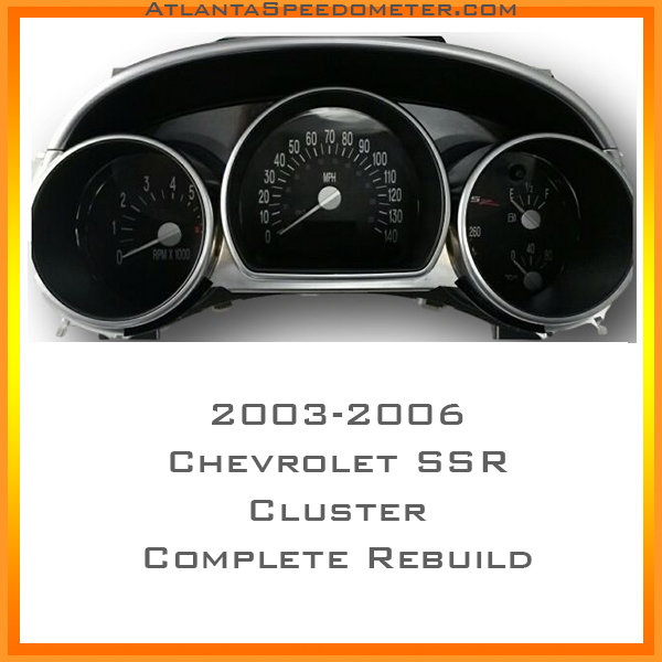 2003-2006 SSR Cluster Complete Rebuild