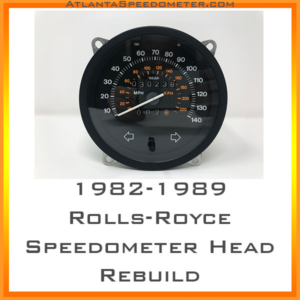 1982-1989 Rolls Royce Speedometer Head Rebuild