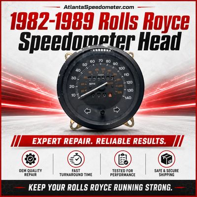 1982-1989 Rolls Royce Speedometer Head Rebuild